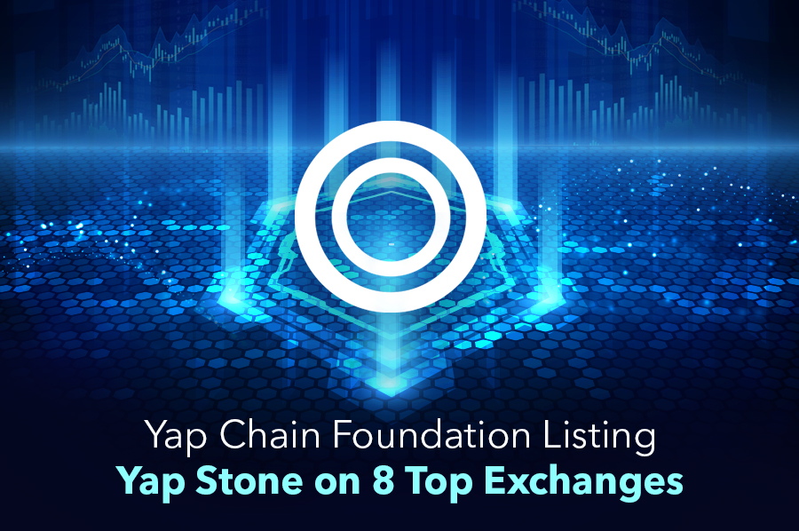  yap stone exchanges listing chain foundation coin 