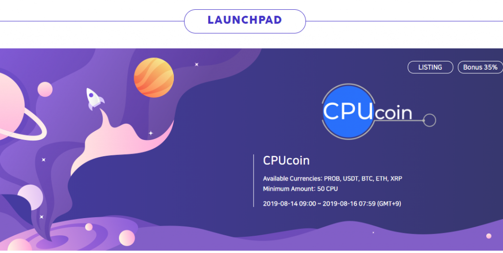 CPUcoin To Launch IEO on ProBit Exchange to Accelerate CPU/GPU Power Sharing Economy