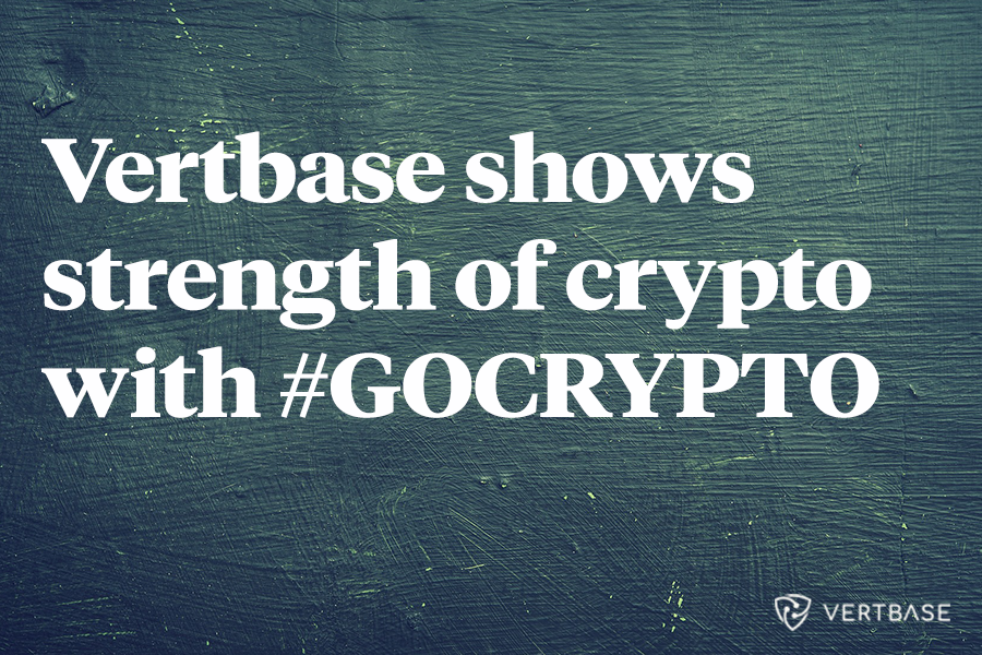 Vertbase shows the strength of crypto with GOCRYPTO giveaway campaign