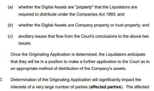 Source: Cryptopia | Memorandum of Counsel