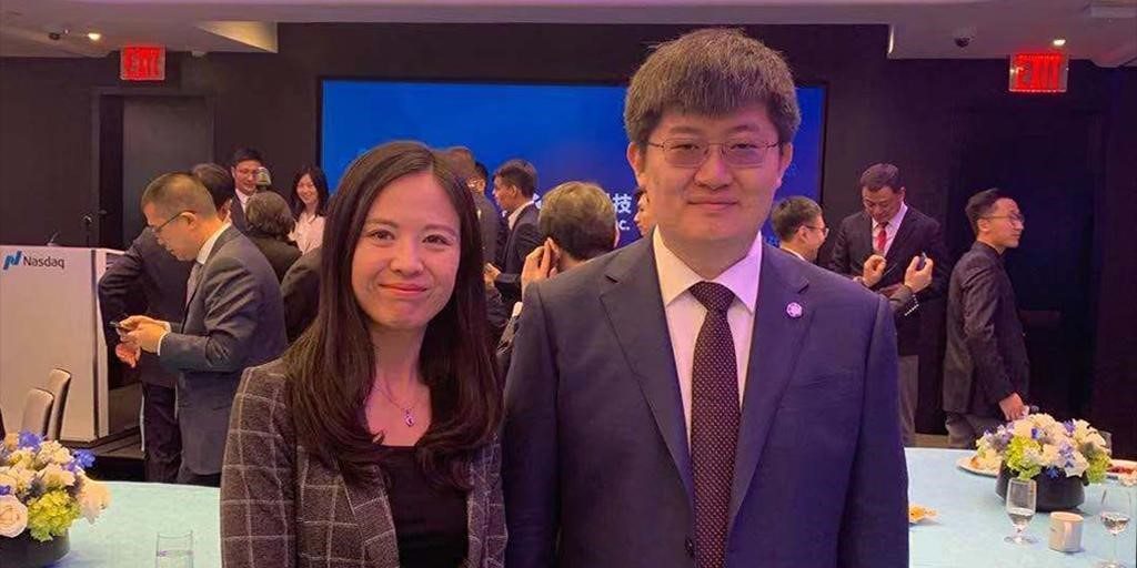 Canaan listed publicly in the US, Bitmart EVP Jessica Yang attended the NASDAQ bell ringing ceremony