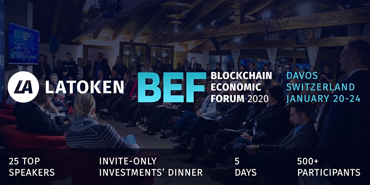 LATOKEN schedules the Blockchain Economic Forum in Davos