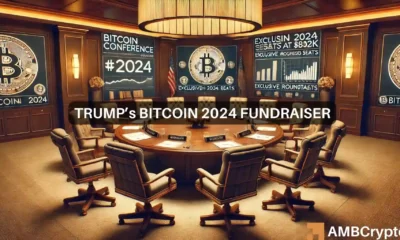 Trump’s Bitcoin 2024 fundraiser