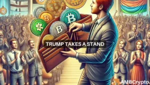 Donald Trump's crypto-pivot - +1M in ETH, +7M in NFT licensing deal