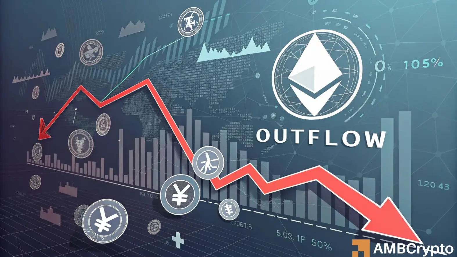 ETH ETF stumble with $38M outflows, but Ethereum's assets remain steady