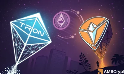 TRON surpasses Ethereum in network fee revenue: What it means for TRX and TVL