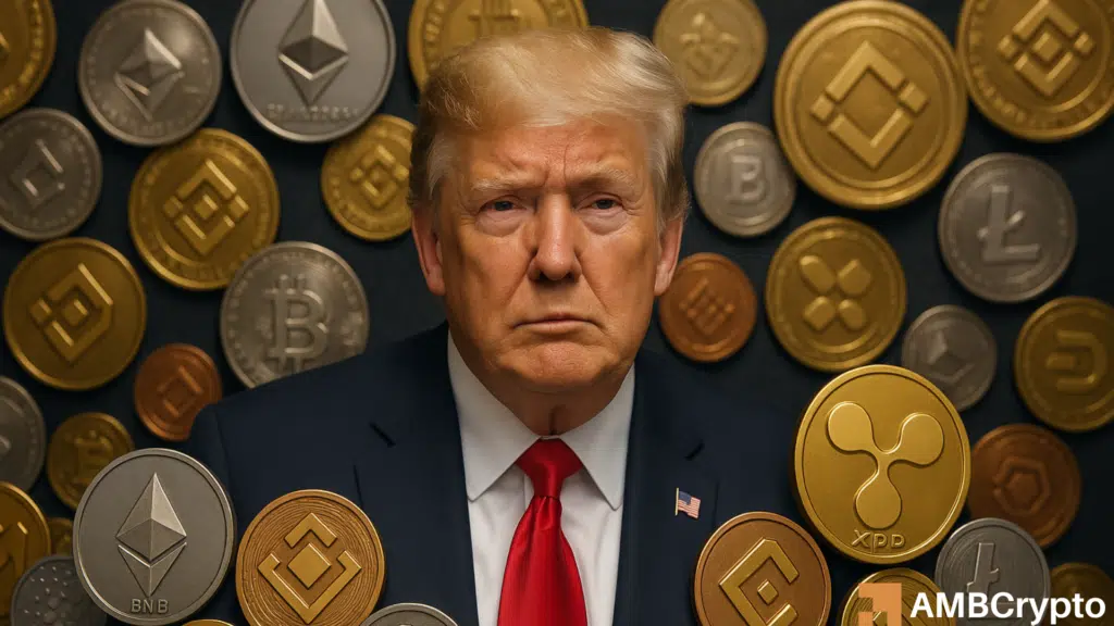 What Trump's crypto push means for Bitcoin, Ethereum, and XRP