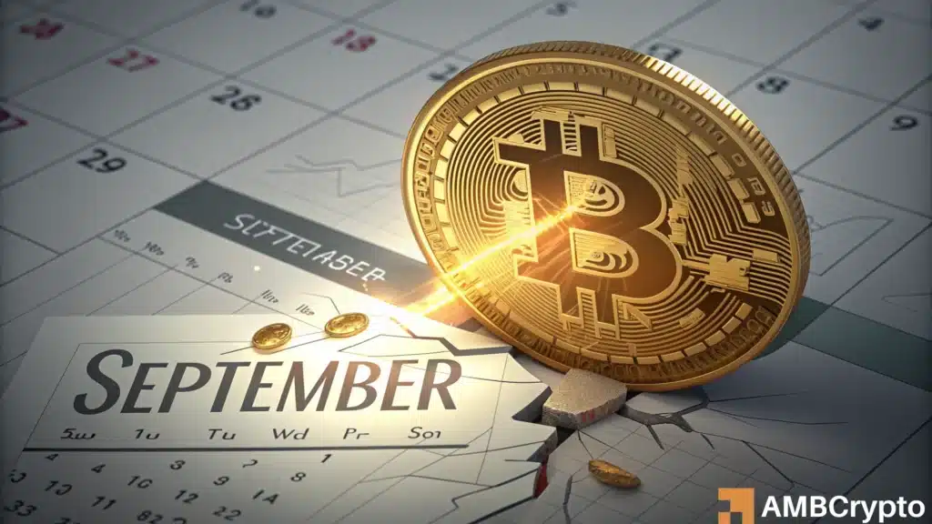 Bitcoin's September curse: Why history says BTC could crash 30% next month