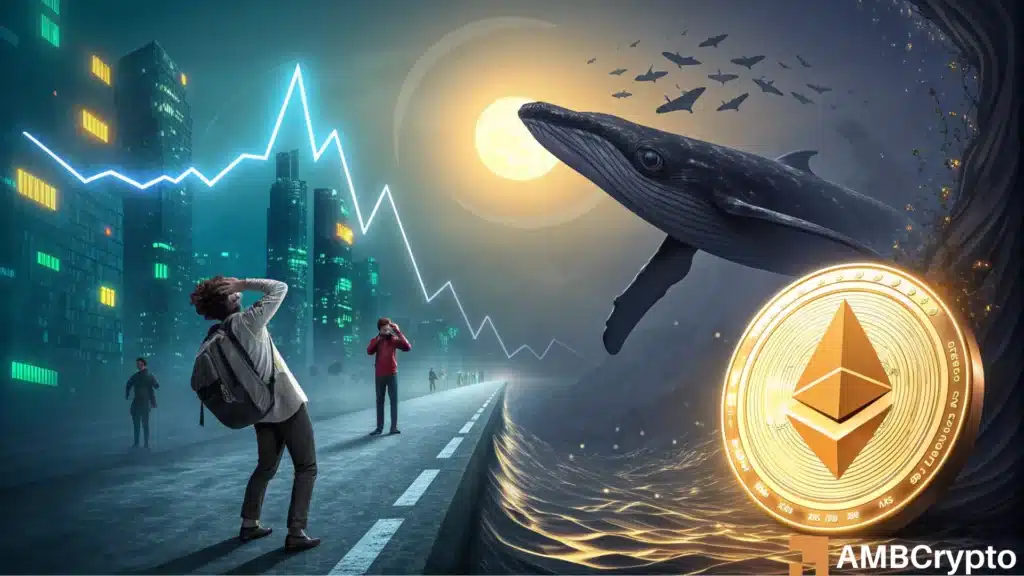 Ethereum sentiment at 9-month low but whales are still moving millions